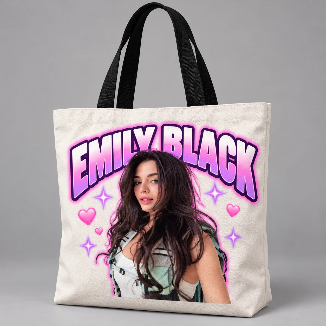 Portrait tote bag