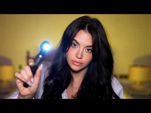 asmr doctor gives you an eye exam...